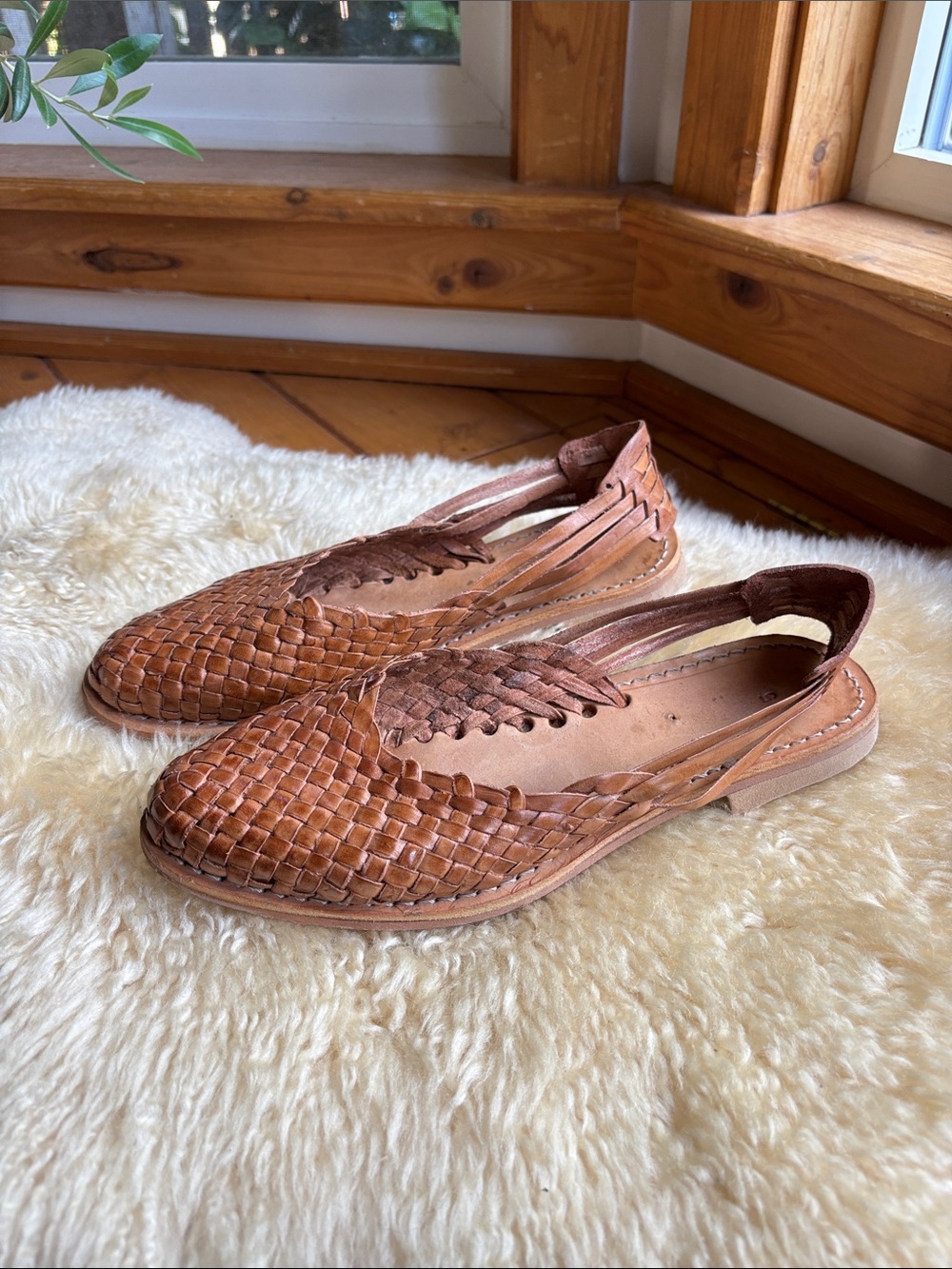 Woven Leather Huaraches